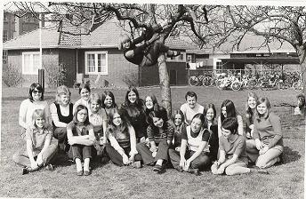 middelbare meisjes school foto