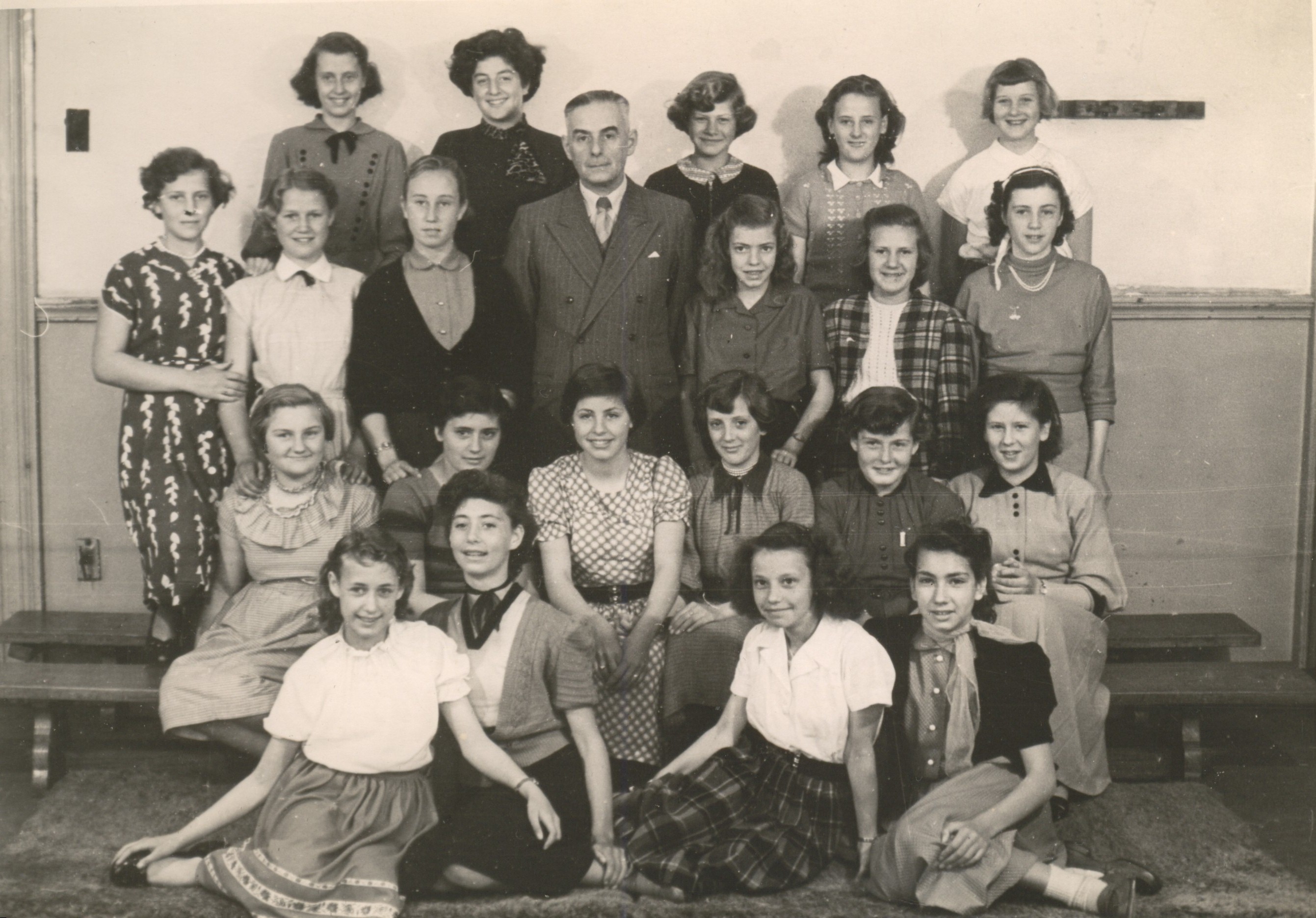 Vakschool voor vrouwen- en kinderkleding foto