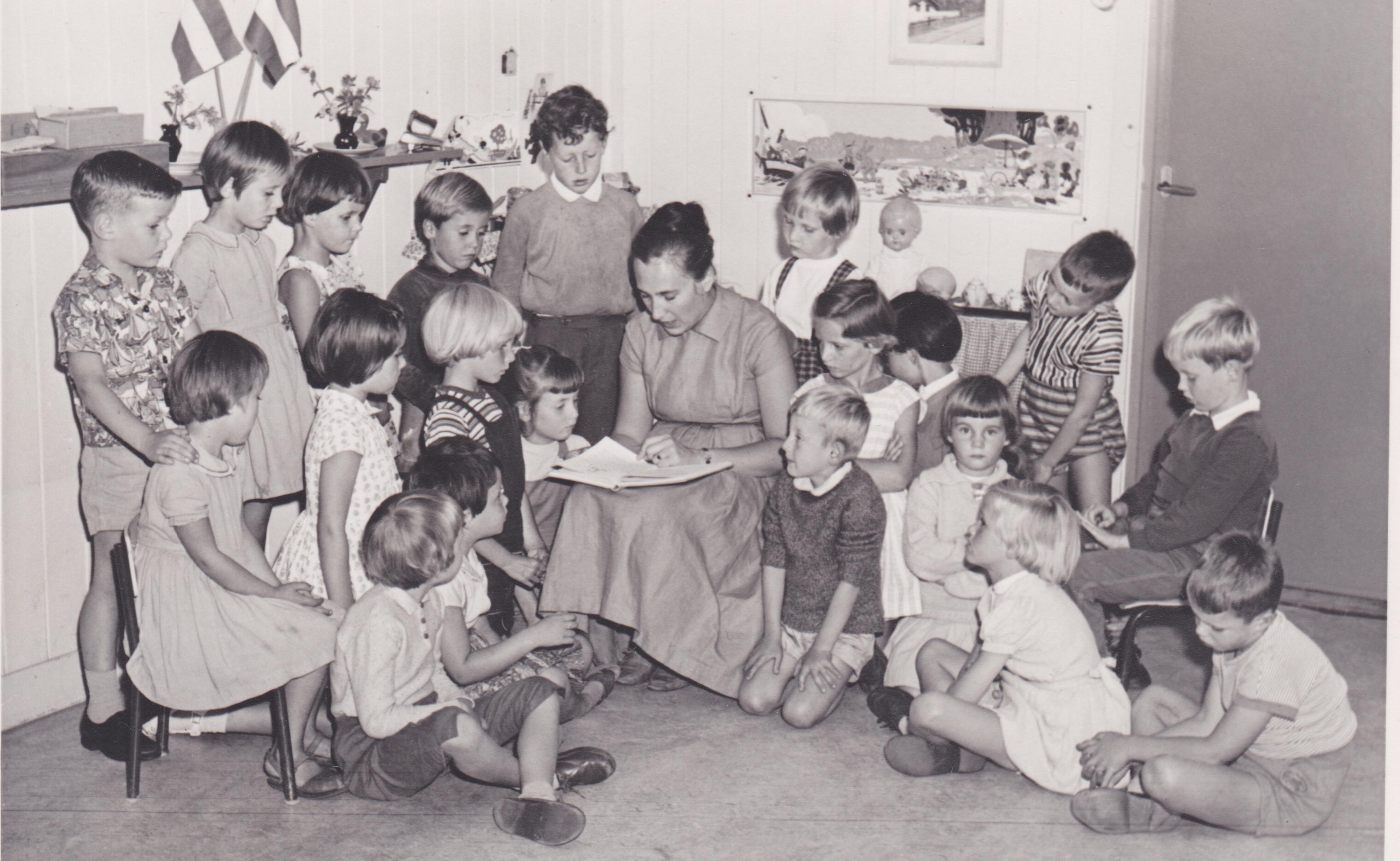 Kleuterschool Groet (later de Snaterhof) foto