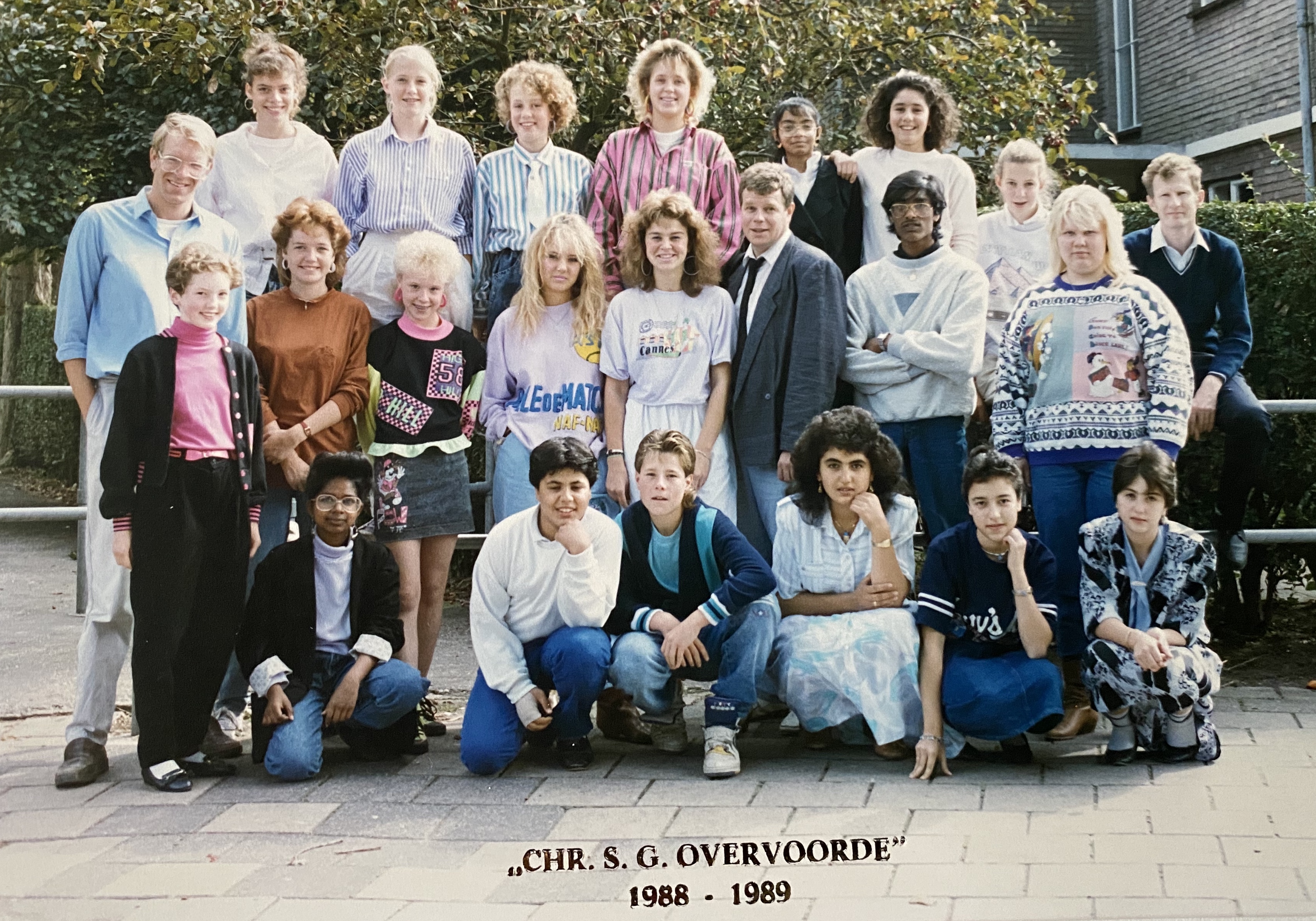 Chr. Scholengemeenschap 'Overvoorde' afd. MAVO foto